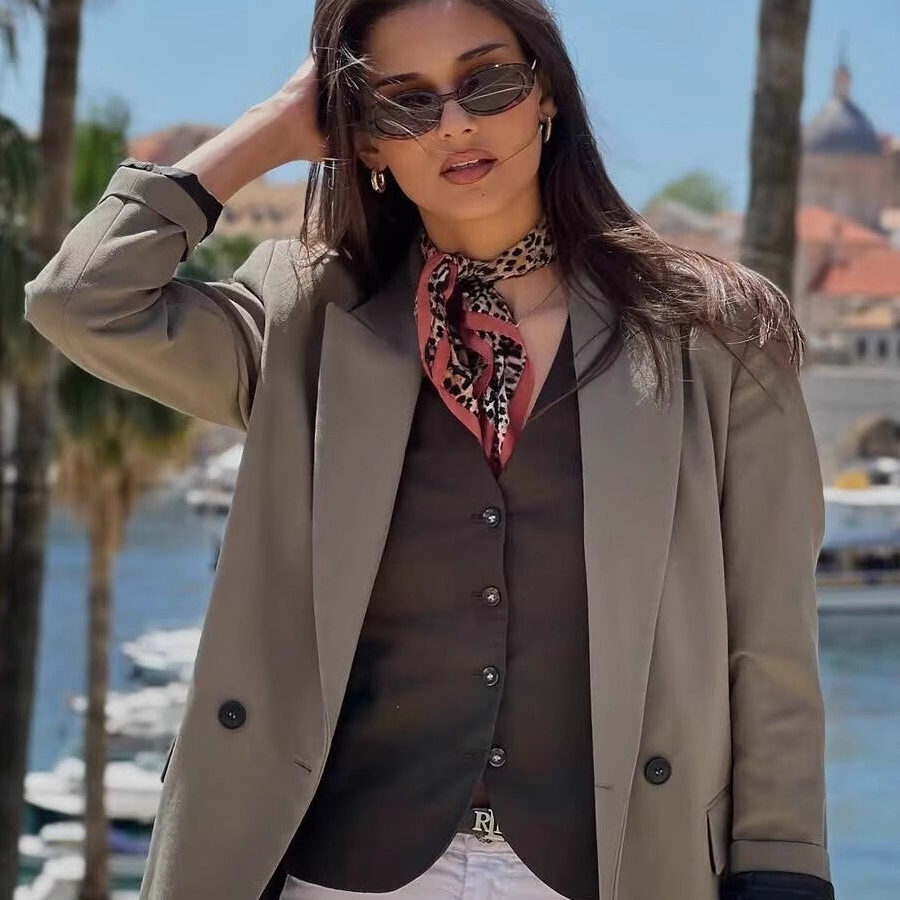 Office Chic Tailored Blazer
